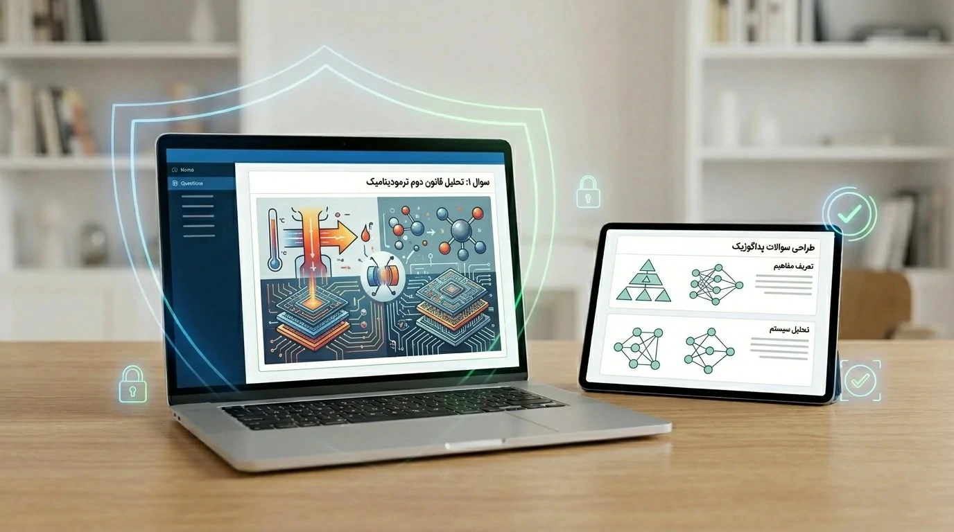 راهنمای طراحی آزمون آنلاین تشریحی و راهکارهای هوشمند کنترل تقلب
