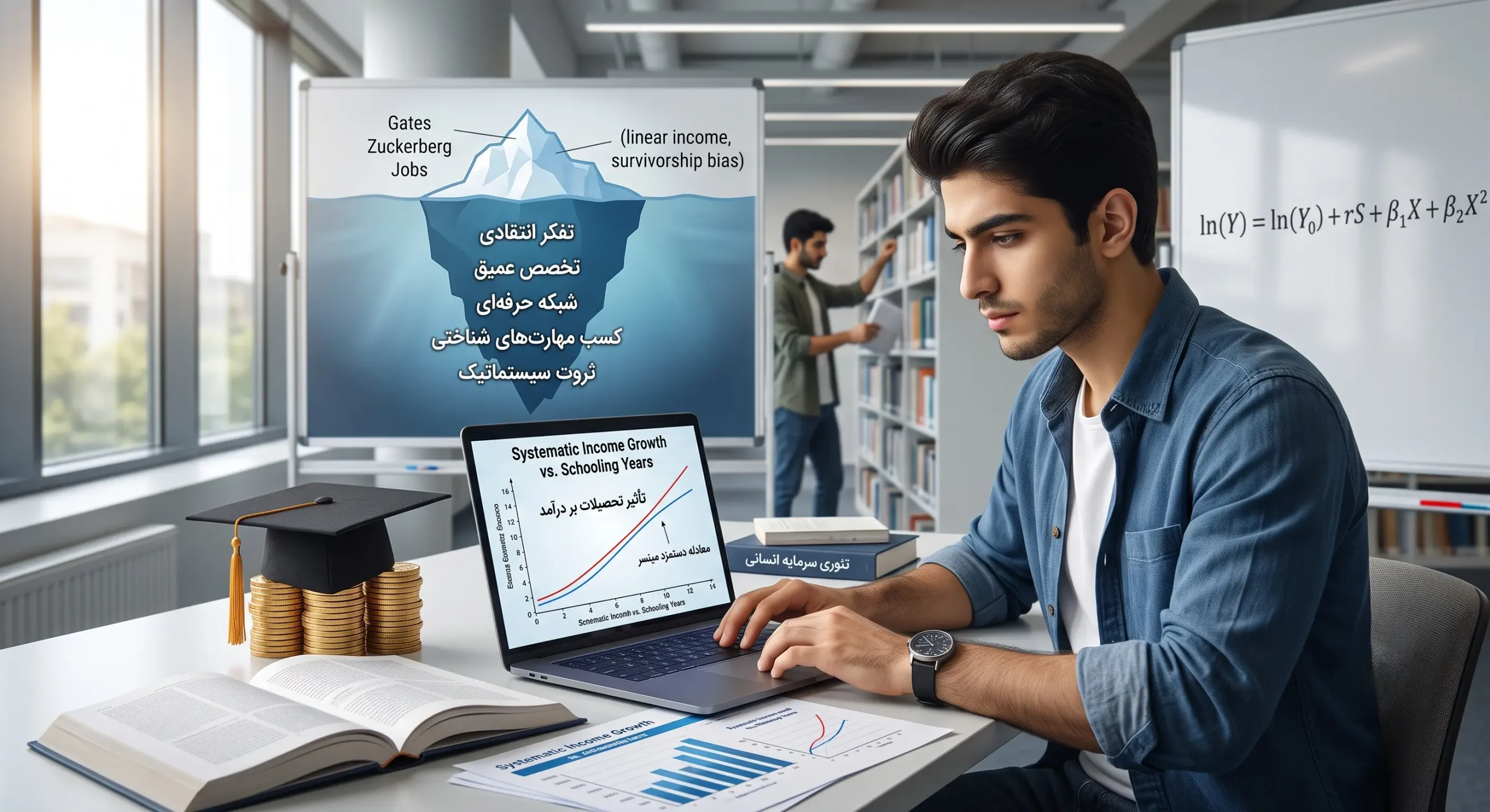 آیا درس خواندن پولساز است؟ رمزگشایی از تاثیر تحصیلات بر درآمد در عصر هوش مصنوعی